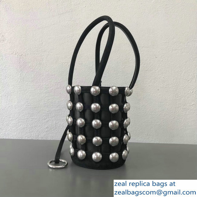 Alexander Wang Caged Roxy Bucket Bag Black 2018 - Click Image to Close