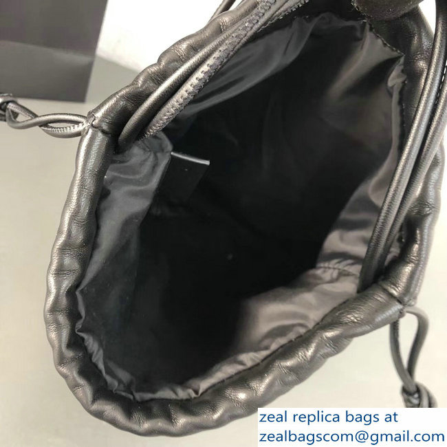 Alexander Wang Ryan Crystal-studded Drawstring Dustbag Bag Black 2018 - Click Image to Close
