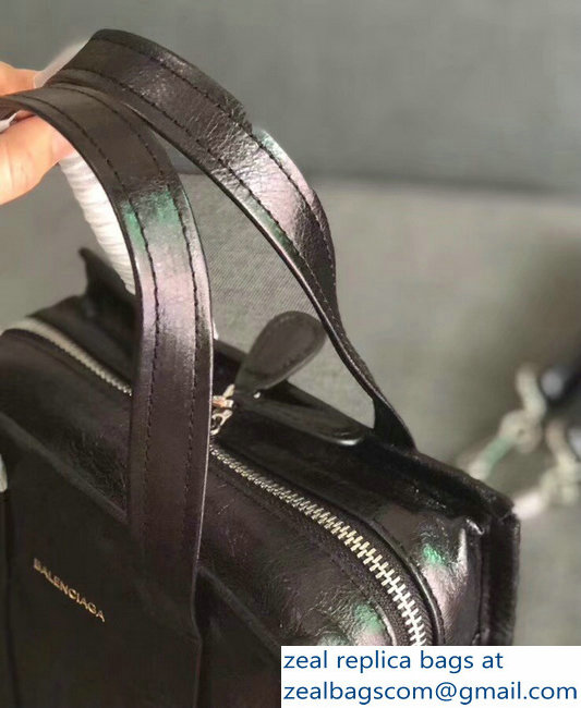 Balenciaga Bazar XXS Shopping Bag Black 2018
