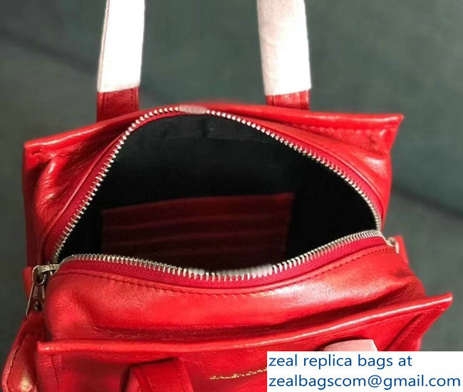 Balenciaga Bazar XXS Shopping Bag Red 2018