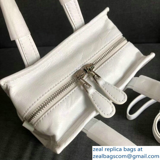 Balenciaga Bazar XXS Shopping Bag White 2018
