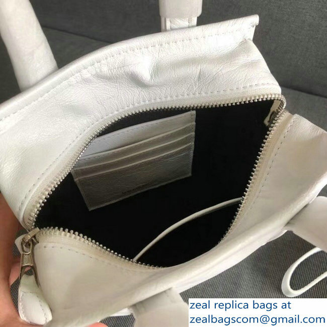 Balenciaga Bazar XXS Shopping Bag White 2018 - Click Image to Close