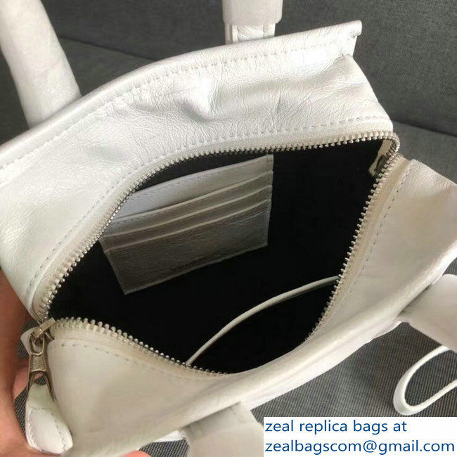 Balenciaga Bazar XXS Shopping Bag White 2018