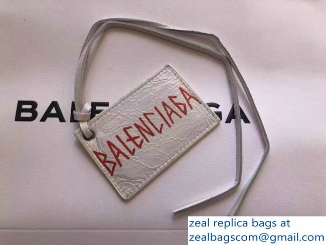 Balenciaga Graffiti Classic Small City Bag White/Red/Blue 2018 - Click Image to Close