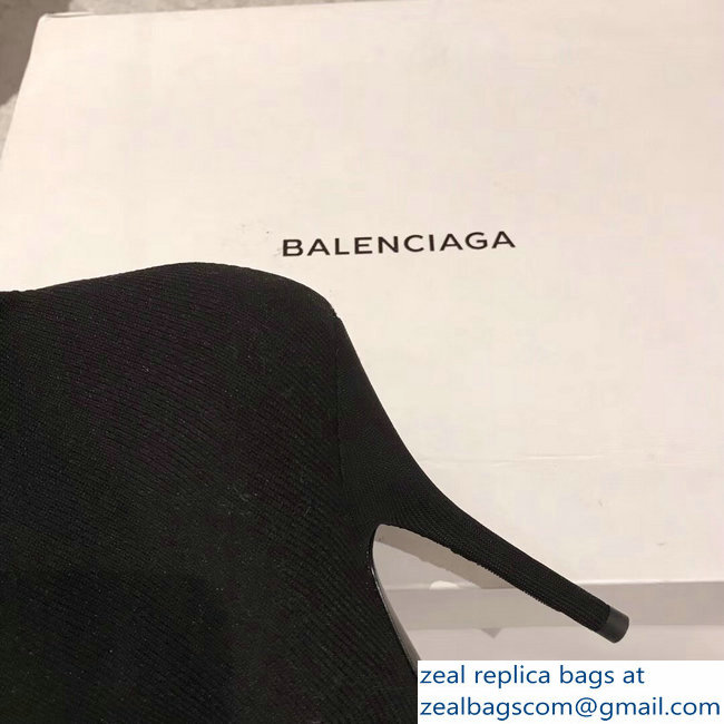 Balenciaga Heel 3cm/9cm BB Knife Ankle Boots Black 2018