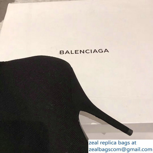 Balenciaga Heel 3cm/9cm BB Knife Ankle Boots Black 2018 - Click Image to Close