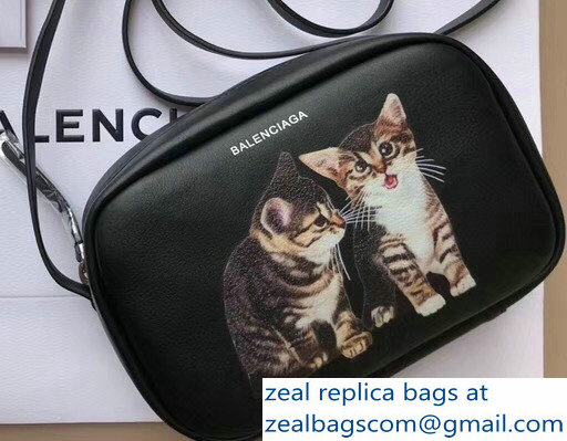 Balenciaga Kitten Everyday Camera Bag XS Small Black 2018 - Click Image to Close