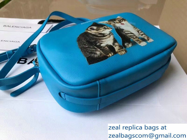 Balenciaga Kitten Everyday Camera Bag XS Small Turquoise 2018