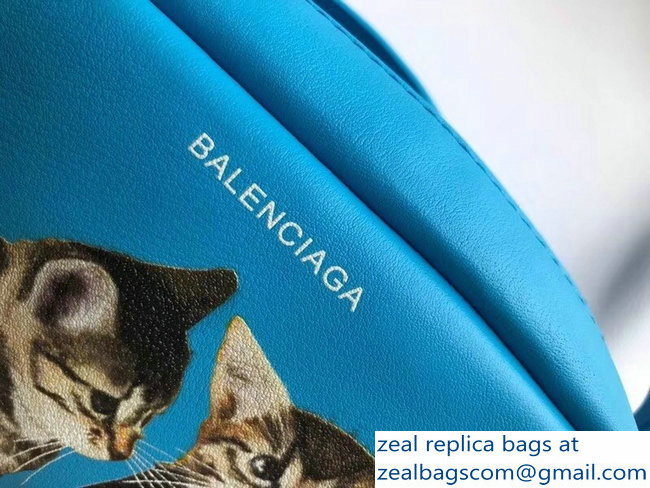 Balenciaga Kitten Everyday Camera Bag XS Small Turquoise 2018