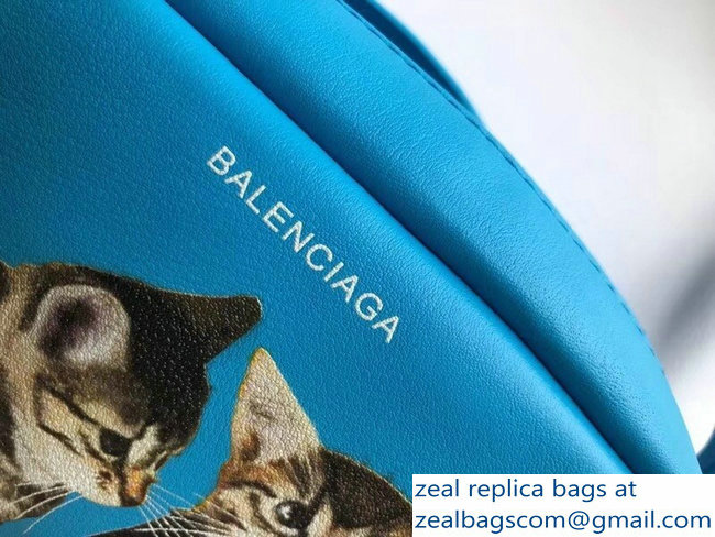 Balenciaga Kitten Everyday Camera Bag XS Small Turquoise 2018 - Click Image to Close