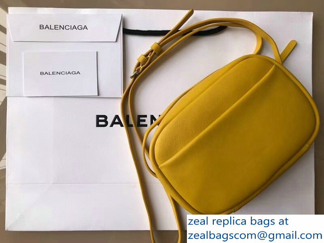 Balenciaga Kitten Everyday Camera Bag XS Small Yellow 2018