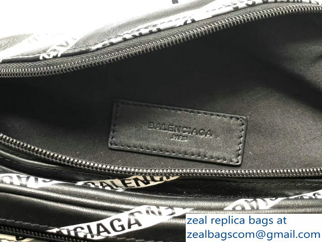 Balenciaga Leather Belt Pack Bag Explorer All Over Monogram Logo Print