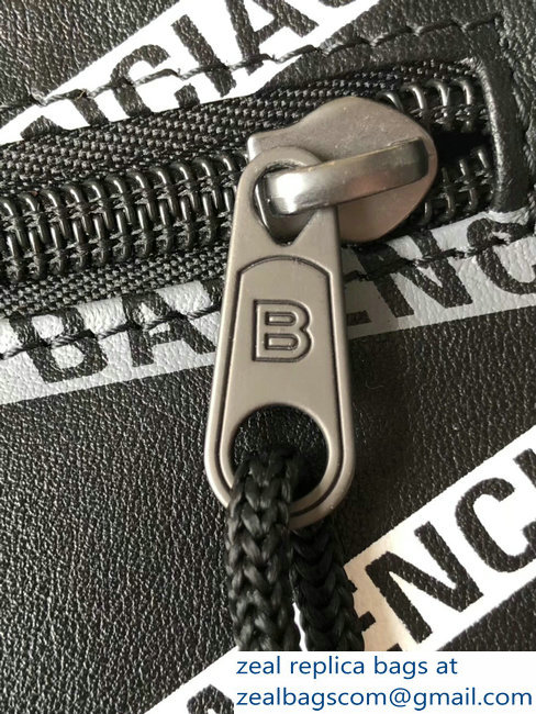 Balenciaga Leather Belt Pack Bag Explorer All Over Monogram Logo Print