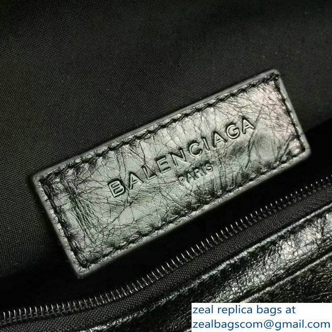 Balenciaga Leather Belt Pack Bag Explorer Graffiti Print Black/White