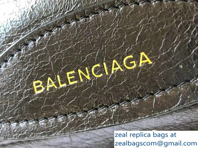 Balenciaga Leather Belt Pack Bag Graffiti Logo Print - Click Image to Close