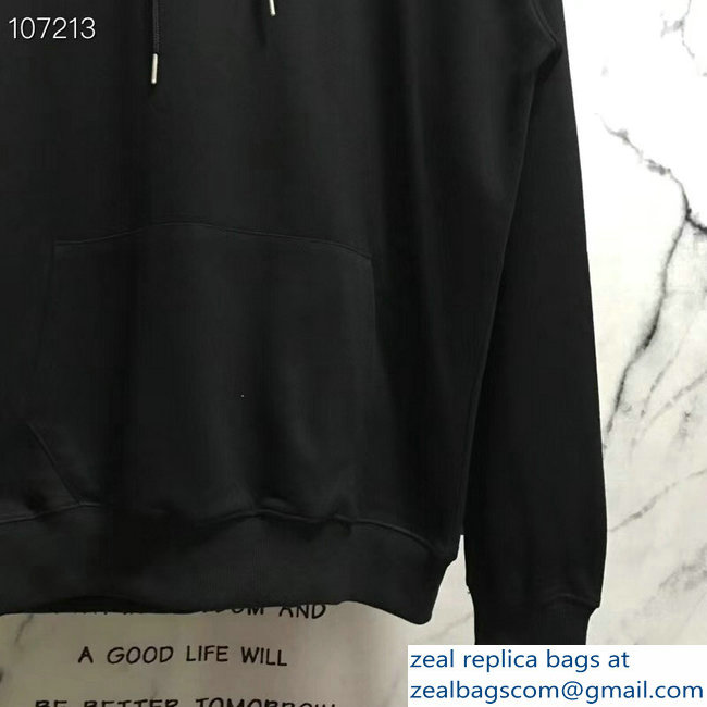 Balenciaga Logo Hoodie Sweater Black 2018