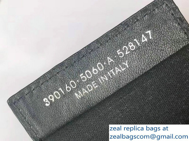 Balenciaga Logo Print Cotton Canvas Pouch Clutch Bag Black/White 2018 - Click Image to Close