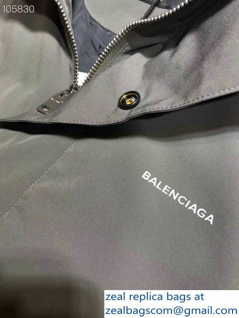 Balenciaga Men's Jacket Gray 2018 - Click Image to Close