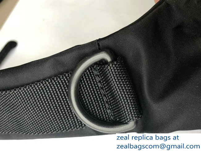 Balenciaga Nylon Canvas Belt Pack Bag Supports World Food Programme Black - Click Image to Close