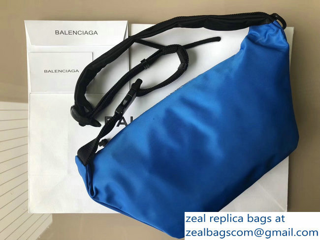 Balenciaga Nylon Canvas Belt Pack Bag Supports World Food Programme Blue