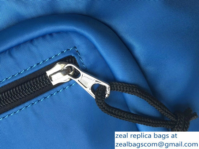 Balenciaga Nylon Canvas Belt Pack Bag Supports World Food Programme Blue