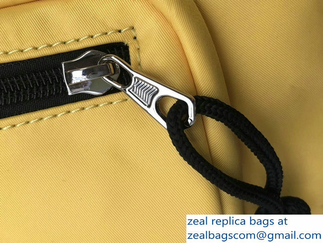 Balenciaga Nylon Canvas Belt Pack Bag Supports World Food Programme Yellow