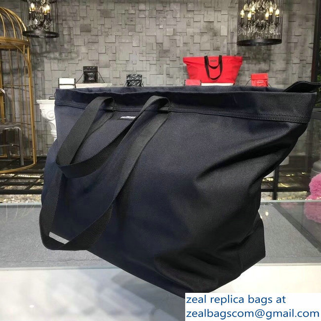 Balenciaga Nylon Carry Shopper Large Bag Black 2018 - Click Image to Close