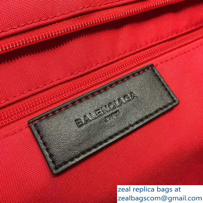 Balenciaga Nylon Carry Shopper Large Bag Red 2018 - Click Image to Close