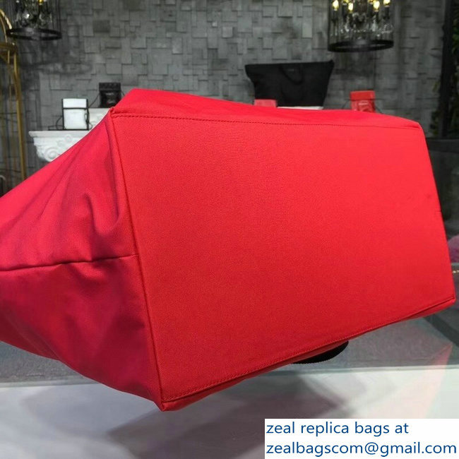 Balenciaga Nylon Carry Shopper Large Bag Red 2018 - Click Image to Close