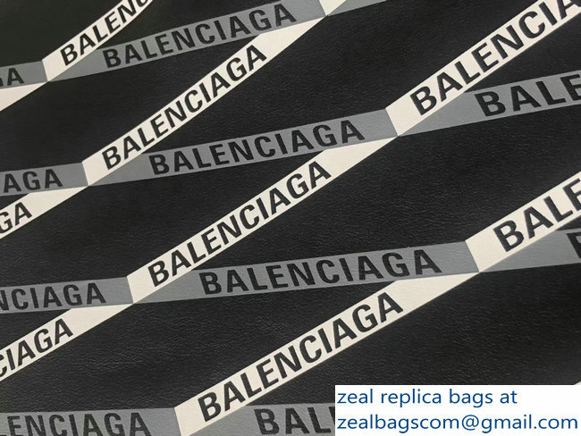 Balenciaga Pouch Clutch Bag Explorer All Over Monogram Logo Print 2018