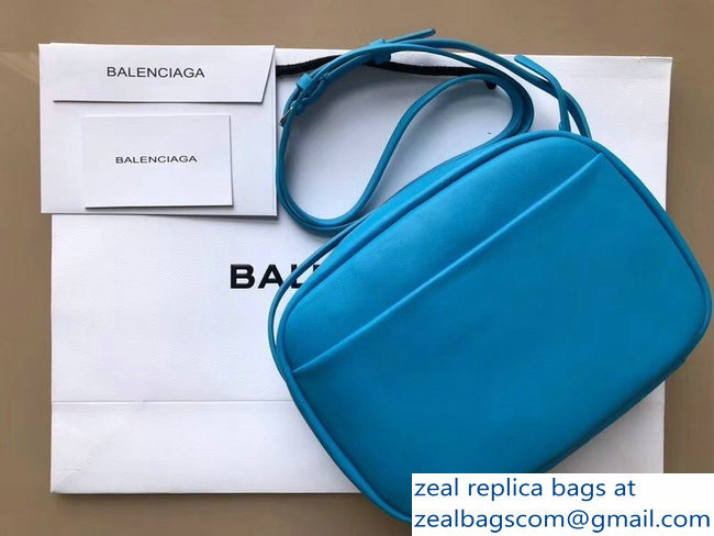 Balenciaga Puppy and Kitten Everyday Camera Bag Small Turquoise 2018 - Click Image to Close