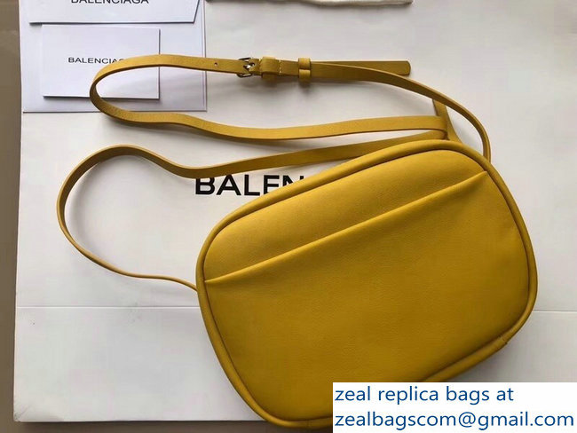 Balenciaga Puppy and Kitten Everyday Camera Bag Small Yellow 2018 - Click Image to Close