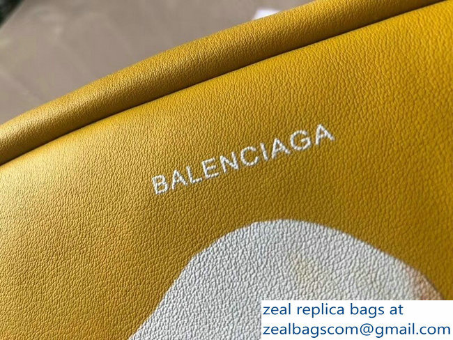 Balenciaga Puppy and Kitten Everyday Camera Bag Small Yellow 2018