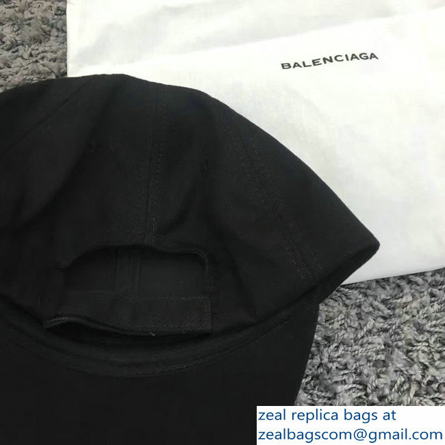Balenciaga Supports World Food Programme Cap Baseball Hat Black - Click Image to Close