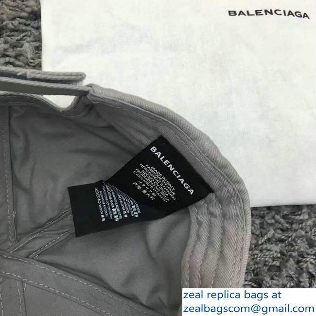 Balenciaga Supports World Food Programme Cap Baseball Hat Gray - Click Image to Close