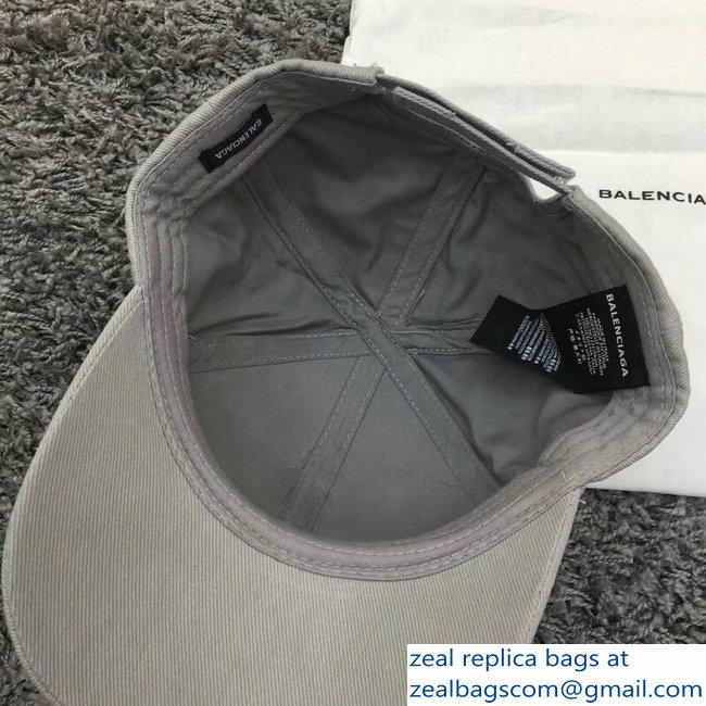 Balenciaga Supports World Food Programme Cap Baseball Hat Gray - Click Image to Close