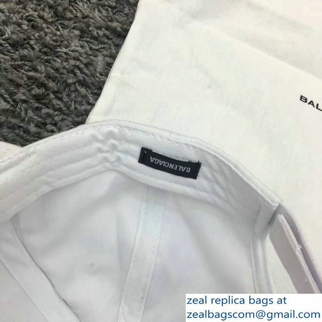 Balenciaga Supports World Food Programme Cap Baseball Hat White - Click Image to Close