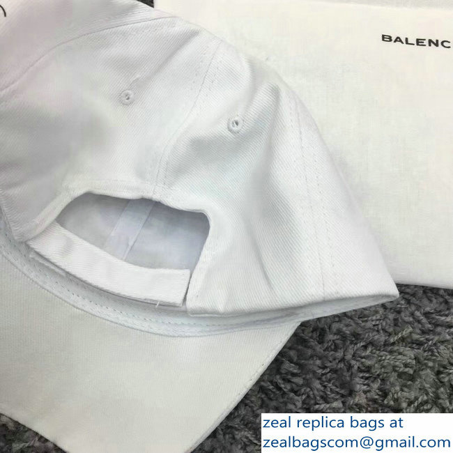 Balenciaga Supports World Food Programme Cap Baseball Hat White - Click Image to Close