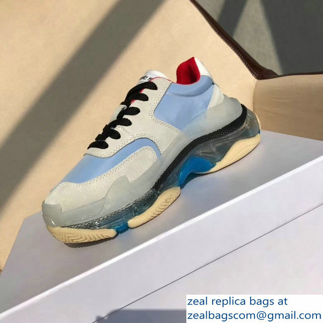 Balenciaga Triple S Trainers Multimaterial Cushioning Sole Sneakers 01 2018 - Click Image to Close