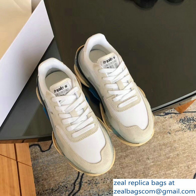 Balenciaga Triple S Trainers Multimaterial Cushioning Sole Sneakers 02 2018