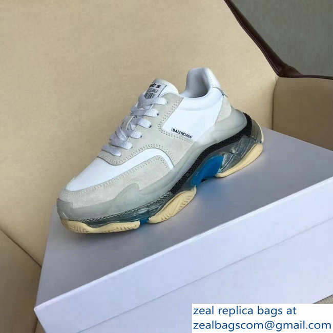 Balenciaga Triple S Trainers Multimaterial Cushioning Sole Sneakers 02 2018