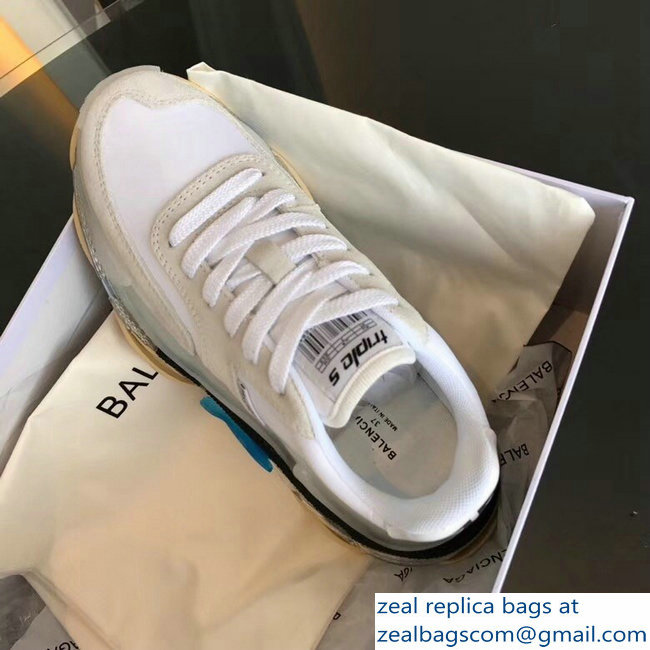 Balenciaga Triple S Trainers Multimaterial Cushioning Sole Sneakers 02 2018 - Click Image to Close