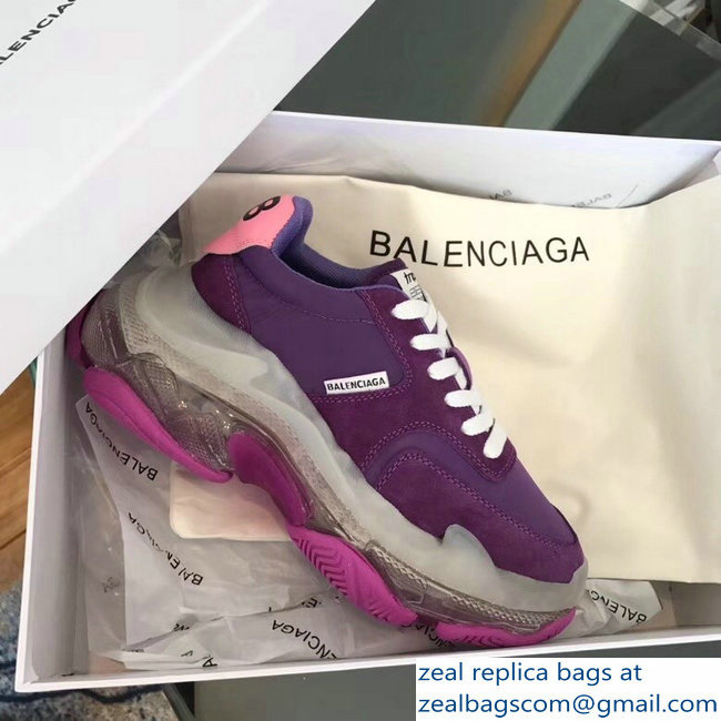 Balenciaga Triple S Trainers Multimaterial Cushioning Sole Sneakers 03 2018 - Click Image to Close