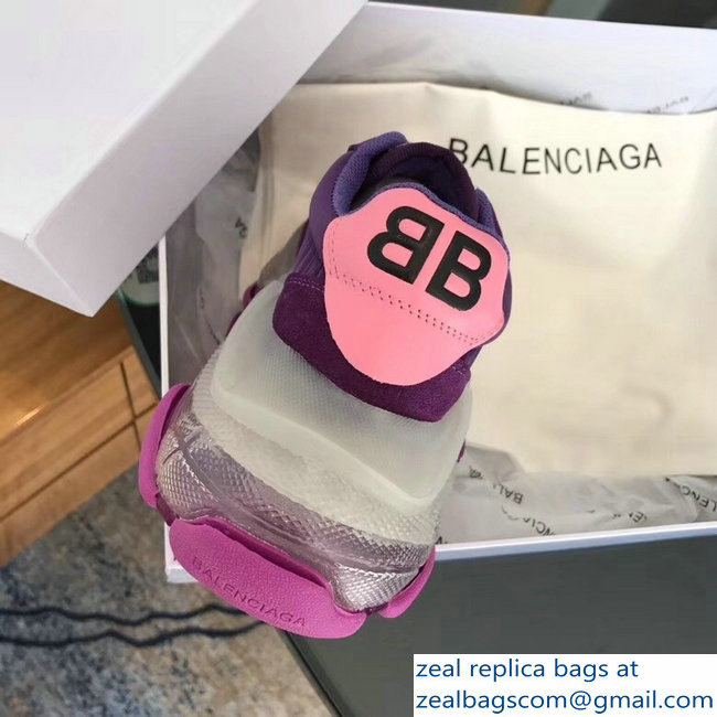 Balenciaga Triple S Trainers Multimaterial Cushioning Sole Sneakers 03 2018