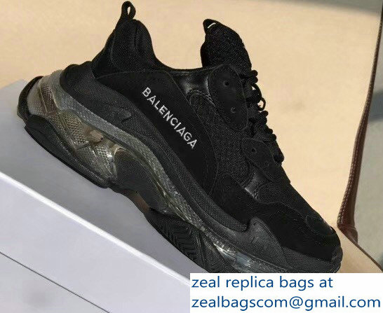 Balenciaga Triple S Trainers Multimaterial Cushioning Sole Sneakers 04 2018