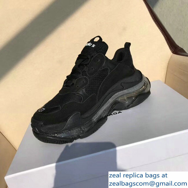 Balenciaga Triple S Trainers Multimaterial Cushioning Sole Sneakers 04 2018