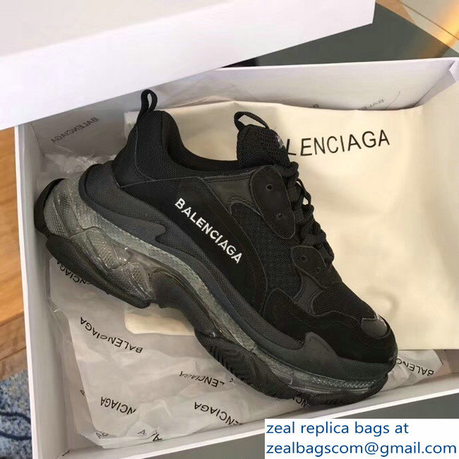 Balenciaga Triple S Trainers Multimaterial Cushioning Sole Sneakers 04 2018