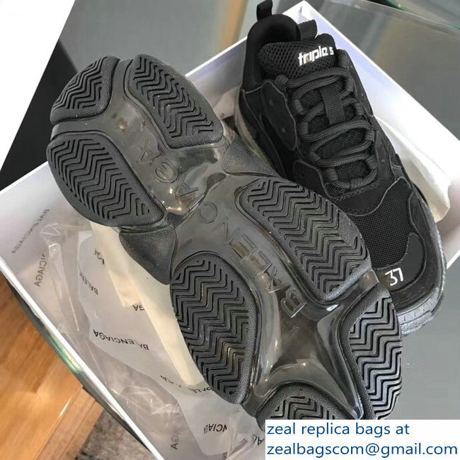 Balenciaga Triple S Trainers Multimaterial Cushioning Sole Sneakers 04 2018