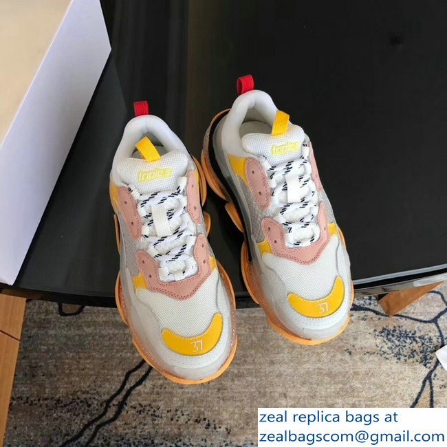 Balenciaga Triple S Trainers Multimaterial Cushioning Sole Sneakers 05 2018 - Click Image to Close