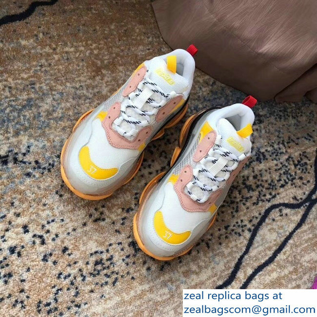 Balenciaga Triple S Trainers Multimaterial Cushioning Sole Sneakers 05 2018 - Click Image to Close